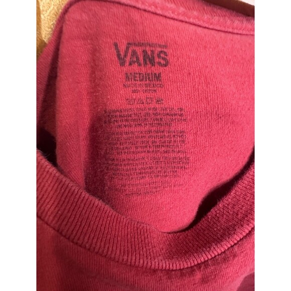 Vans Shirt Boys Medium Short Sleeve Casual Crew Neck Lightweight Outdoors - Picture 7 of 7